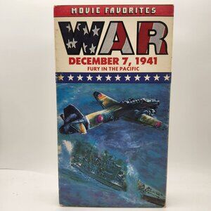 War Movie Favorites VHS December 7 1941 Fury In The Pacific Trans-Atlantic Video